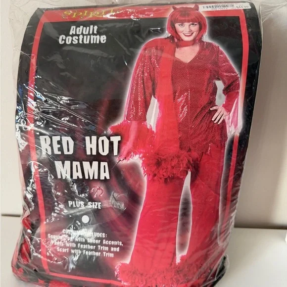 Halloween Red Hot mama COSTUME XL - Picture 1 of 5